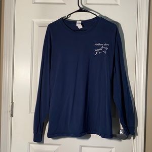 Navy Blue Northern Shore Longsleeve t shirt